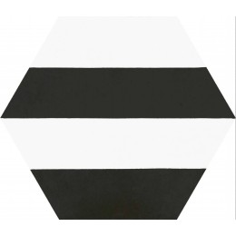 Керамогранит Codicer Hex. Porto Capri Black 25x22