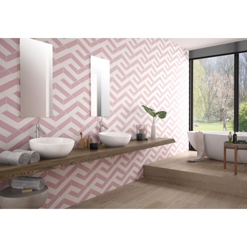 Керамогранит Codicer Hex. Porto Capri Pink 25x22
