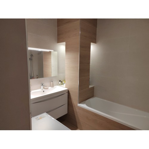 Керамогранит Keratile Ninsba Camel MT Rect 30x150