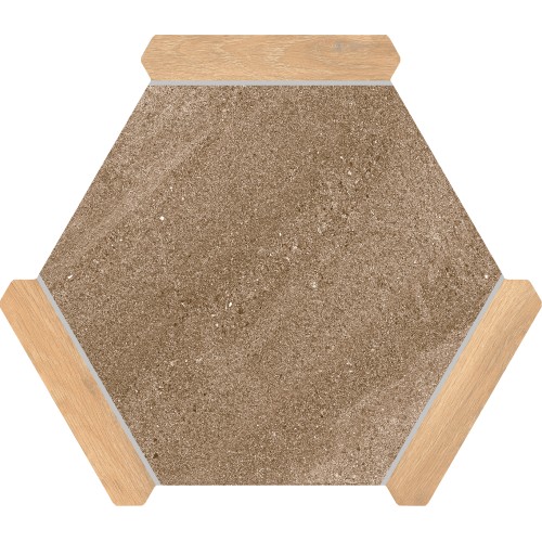 Керамогранит Monopole Sacramento Marron Pino 22x25