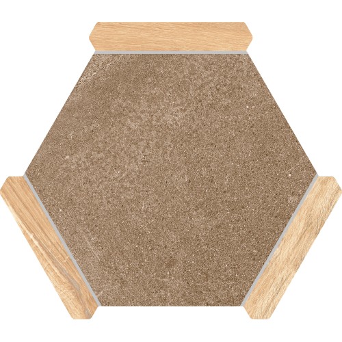 Керамогранит Monopole Sacramento Marron Pino 22x25