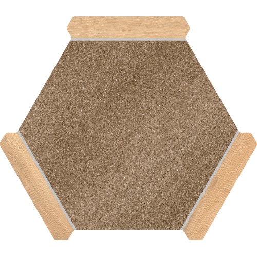 Керамогранит Monopole Sacramento Marron Pino 22x25