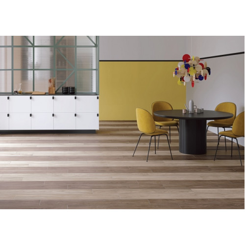 Керамогранит Vitra Wood-X Орех Беленый МатR10A 20x120 (0,96)