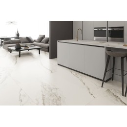 150*320/0.6 Larsen Super Blanco-Gris Matt Polished Минеральная поверхность