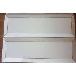 Керамическая плитка Frame white 7,5x22,5 см