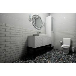 Керамическая плитка Crisp XL Graphite Pulido 59x119 см