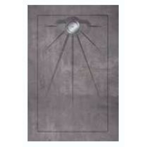Душевой поддон  Beton Multi Grey Circle 90x135