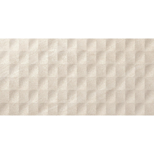 Настенная плитка глазурованная Marvel Stone 3D Mesh Clauzetto White 40x80