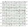 Керамогранит Неглазурованный Marvel Stone Carrara P. Mosaico Burattato 29,8x29,8 Lapp.