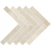 Керамогранит Неглазурованный Dwell Off-White Herringbone 36,2x41,2