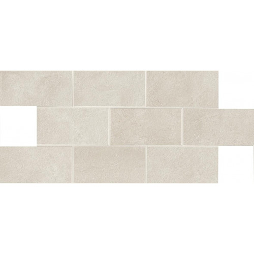 Керамогранит Неглазурованный Dwell Off-White Brick Lappato 21,7X43,6