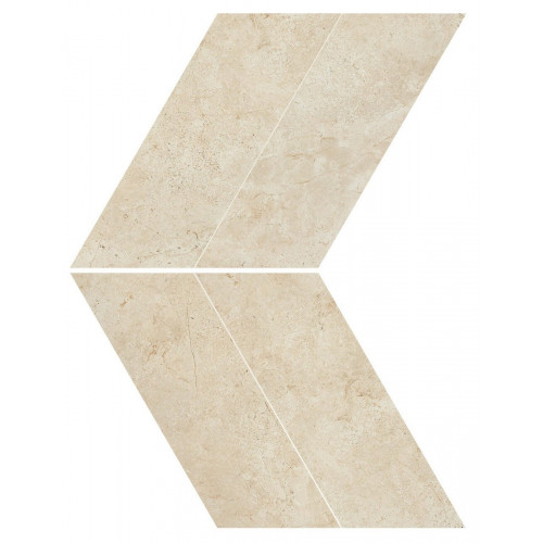 Керамогранит Неглазурованный Marvel Stone Cream Prestige Chevron 22.5x22.9 Lapp.