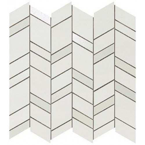 Настенная плитка глазурованная MEK Light Mosaico Chevron Wall 30,5x30,5