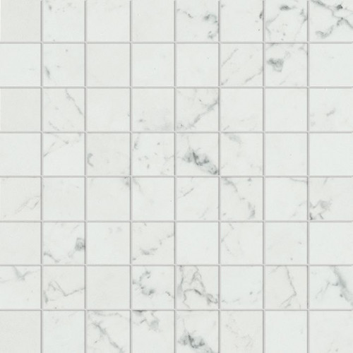 Керамогранит Неглазурованный Marvel Stone Carrara Pure Mosaico 30x30 Matt