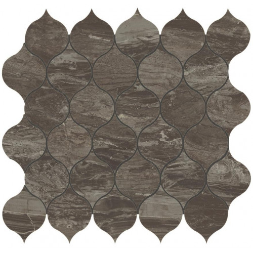 Настенная плитка глазурованная MARVEL Absolute Brown  Drop Mosaic 27,2x29,7