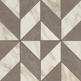 MARVEL Gris-Calacatta Mosaico Cubes Lap.36,5x36,5