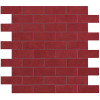 Настенная плитка глазурованная Boost Red Minibrick 30,5x30,5