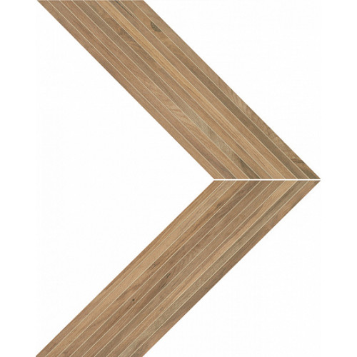 Керамогранит Неглазурованный Etic Rovere Venice Chevron Tatami A+B 22,2x74