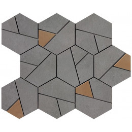 Boost Smoke Mosaico Hex Yellow 25*28,5