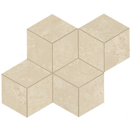 Керамогранит Неглазурованный Marvel Stone Cream Prestige Mosaico Esag. 30x35 Lapp.