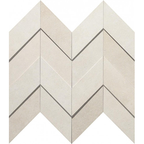 Керамогранит Неглазурованный Dwell Off-White Chevron 3D 30,8x35,1