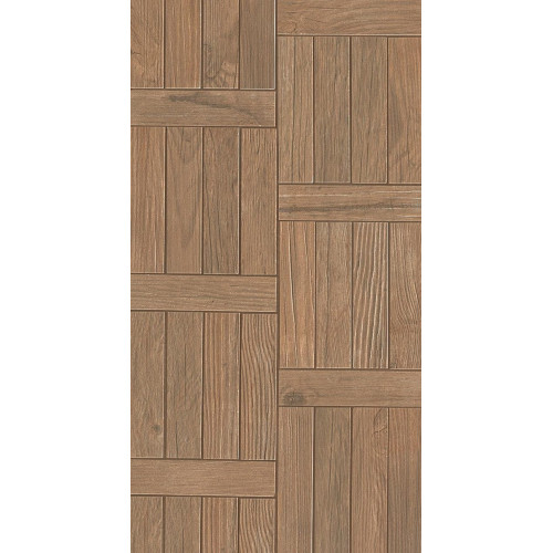 Керамогранит Неглазурованный Axi Brown Chestnut Treccia 28x53