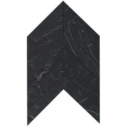 Marvel Stone Nero Marquina Chevron 30,5*25