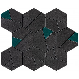 Boost Tarmac Mosaico Hex Jade 25*28,5