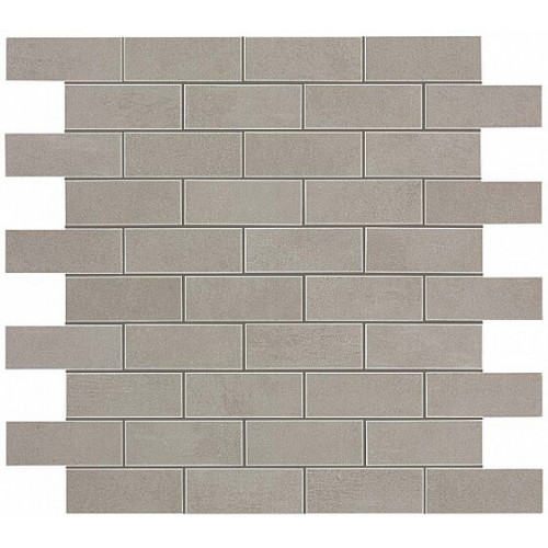 Настенная плитка глазурованная Boost Grey Minibrick 30,5x30,5