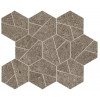 Керамогранит Неглазурованный BOOST STONE Taupe Mosaico Hex