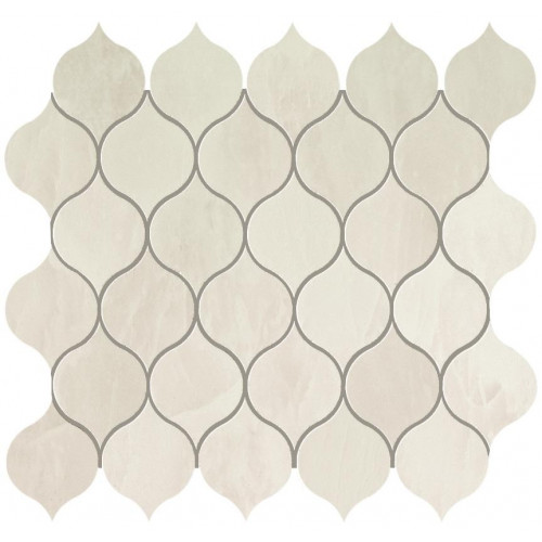 Настенная плитка глазурованная MARVEL Imperial White Drop Mosaic 27,2x29,7