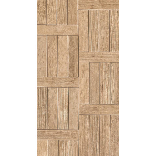 Керамогранит Неглазурованный Axi Golden Oak Treccia 28x53