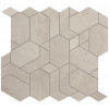 Керамогранит Неглазурованный Boost White Mosaico Shapes 31x33,5