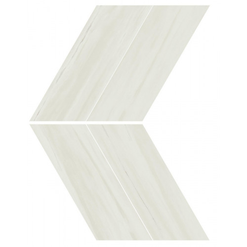 Керамогранит Неглазурованный Marvel Stone Bianco Dolomite Chevron 22.5x22.9 Lapp