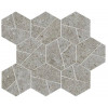 Керамогранит Неглазурованный BOOST STONE Grey Mosaico Hex