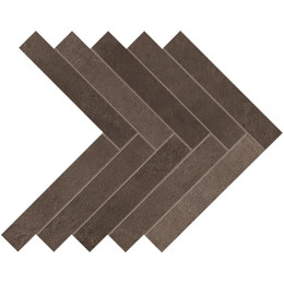 Dwell Brown Leather Herringbone 36,2x41,2