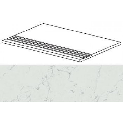 Керамогранит Неглазурованный Marvel Carrara Pure Gradino