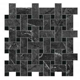 Marvel Grigio Intenso Basket Weave Matt