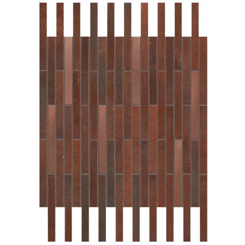 Керамогранит Неглазурованный Blaze Corten Mosaico Twin