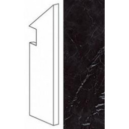 Marvel Stone Nero Marquina Battiscopa Sag. Dx 7,2х30