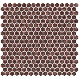 Dwell Rust Hexagon Gold 30x30