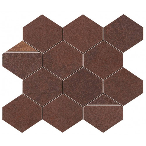 Настенная плитка глазурованная Blaze Corten Mosaico Nest