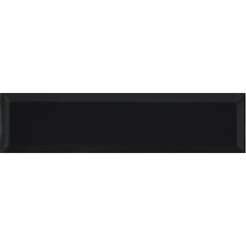 Настенная плитка глазурованная Atelier Black Bevel Brick 8х31,5