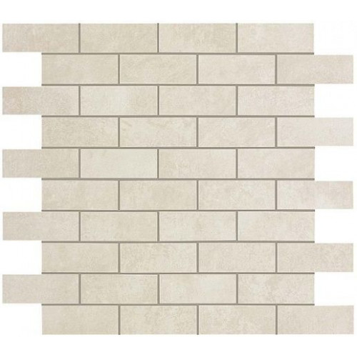 Настенная плитка глазурованная Boost White Minibrick 30,5x30,5